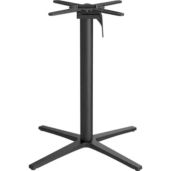 Zahradní stůl Zahradní stolová podnož LADA černá pro desky max O80 cm nebo 80×80 cm