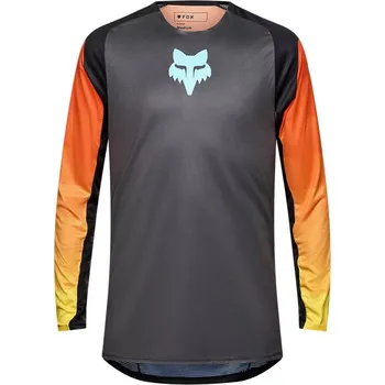 Moto dres dres Fox Flexair Grid Jersey Black/Orange S