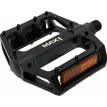 Pedál na kolo Pedály MAX1 BMX černé