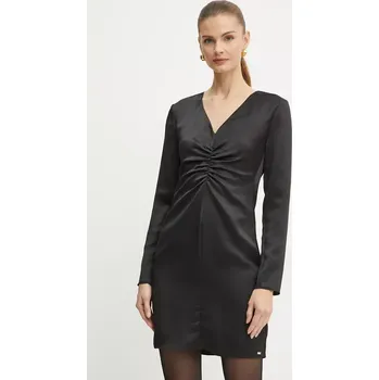 Dámské šaty Šaty Armani Exchange černá barva, mini, XW000037 AF10523 XW000037.AF10523 99X, vel. 40