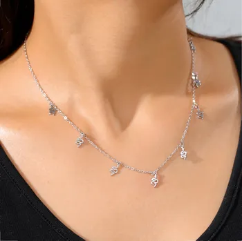 Náhrdelník Náhrdelník s přívěskem | Dámský šperk - Snake-Steel