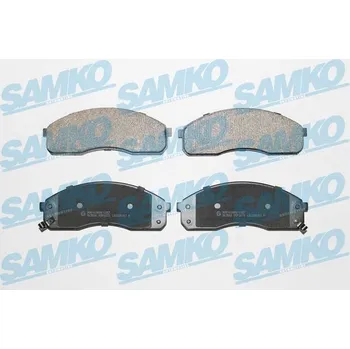 Brzdová destička Sada brzdových destiček, kotoučová brzda SAMKO 5SP1072