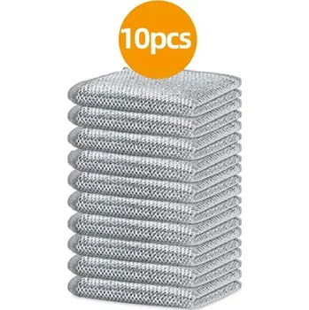 Utěrka 5/10ks hadřík na nádobí opětovně použitelný | čistící utěrka, víceúčelová utěrka - 10 ks