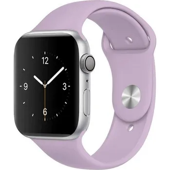 4wrist Silikonový řemínek pro Apple Watch - Světle fialový 38/40/41 mm - S/M + 2 měsíce na vrácení zboží