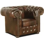 Křeslo Chesterfield Classic Kůže zelená