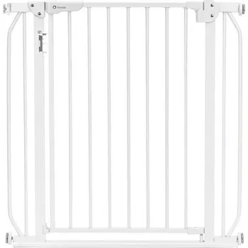 Dětsný nábytek Lionelo - Bezpečnostní zábrana TRUUS SLIM LED 1xAAA bílá