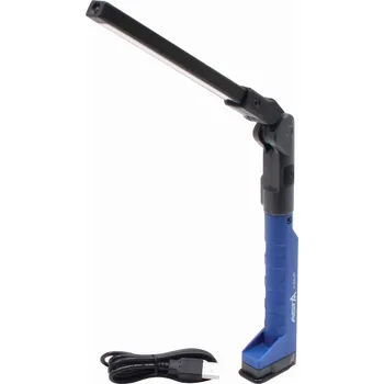 Svítilna Dílenská montážní svítilna, COB LED, 200 lm, skládací, nabíjecí, s magnetem - ASTA A-GAL67