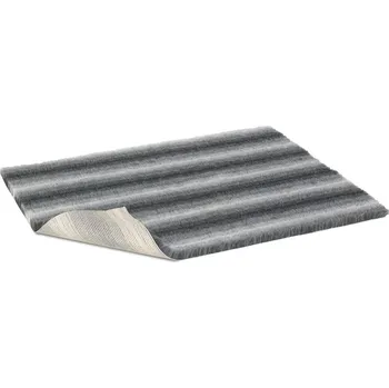 Vetbed protiskluz / Drybed šedá pruhy 150 x 100 cm, vlas 30 mm