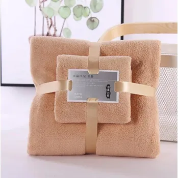 Koupelnová předložka Luxusní osušková rychleschnoucí sada | Osuška set, Koupelnová osuška - HNĚDÝ