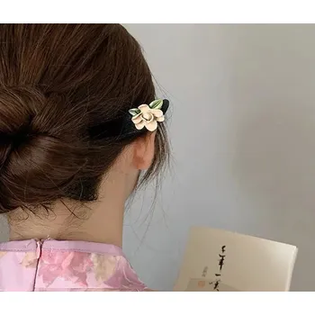 Ozdoba do vlasů Vintage dřevěná květinová sponka do vlasů | vlasové doplňky, ozdoba do vlasů - ME3763A142