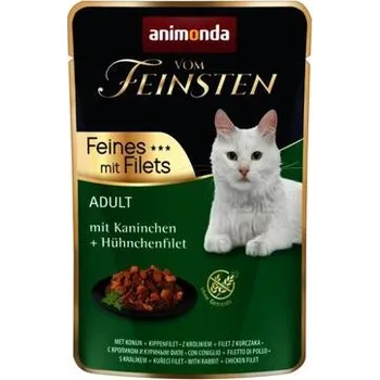 Volný čas Animonda Cat Adult Kapsička králík + kuřecí filet 18x85g