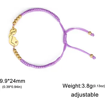 Náramek Náramek z chirurgické oceli | šperk - Těhotná maminka-P