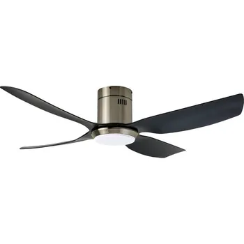 Osvětlení IMMAX NEO LITE PURE SMART LED stropní svítidlo s ventilátorem 24W, Wi-Fi, TUYA, černo-stříbrné