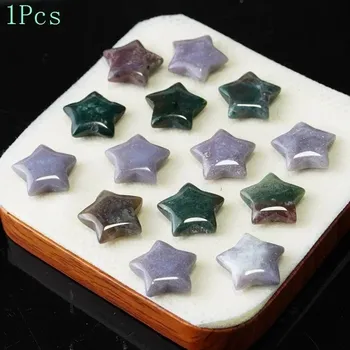 Sběratelství Přírodní krystal hvězda 20mm | ochranný amulet 1 ks - Přírodní achát indický