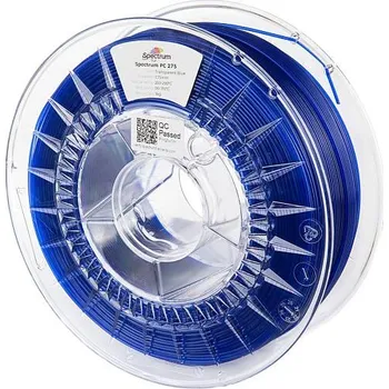 Filament SPECTRUM PC 275 1.75mm TRANSPARENT BLUE 1kg