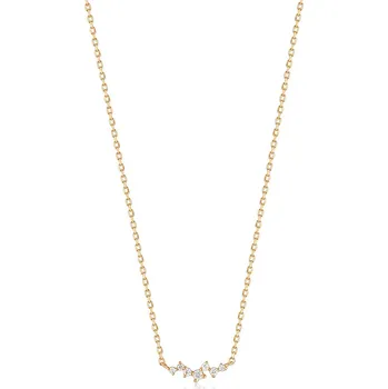 Náhrdelník Pozlacený náhrdelník ELORY Ag 925/1000