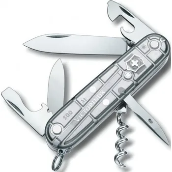 Multifunkční nůž Multifunkční kapesní nůž Victorinox Spartan 91 mm stříbrný transparentní