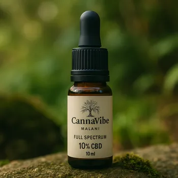 CBD CannaVibe Malani CBD OLEJ FULL SPECTRUM 10%- Klíč k harmonii těla a mysli