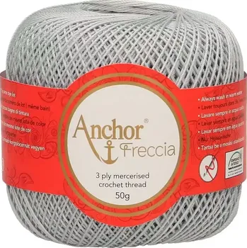 Příze Anchor Freccia 12 - 642 Holubí šedá (Háčkovací příze Anchor Freccia 12 - 642 Holubí šedá)