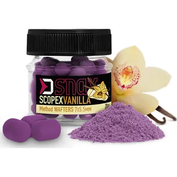 Boilies Delphin Nástraha D SNAX Wafters 10-7mm Příchutě: Scopex - Vanilka Získejte slevu -5% za registraci v e-shopu