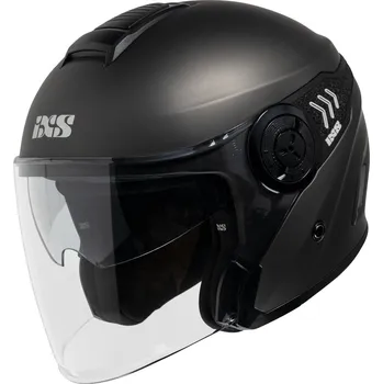Helma na motorku Otevřená helma iXS X10065-M99-XS iXS100 1.0 X10065 matná šedá XS