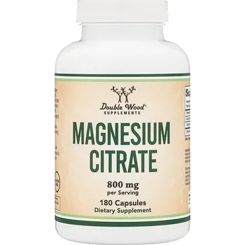 Fitness strava Double Wood Supplements Magnesium Citrate 180 kapslí