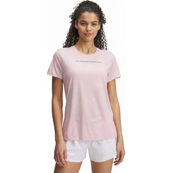 Dámské triko Under Armour Tech PTH Graphic SSC Velikost: S / Barva: růžová