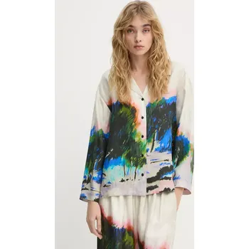 Dámská košile Košile MUNTHE SACHU dámská, béžová barva, relaxed, s klasickým límcem, 244102224418 01X, vel. 34