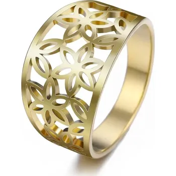 Prsten Prsten květ života | dámský šperk - Zlatá barva , 8