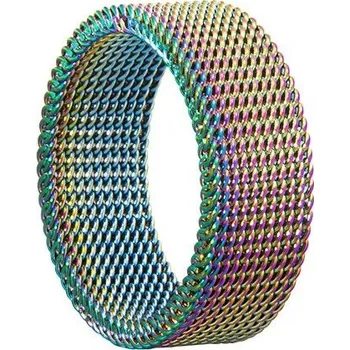 Prsten Moderní ocelový prsten se zajímavým motivem | prsten, šperk - MULTI , 11