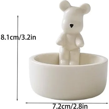 Svícen Roztomilý keramický zvířecí svícen na čajovou svíčku | svícen, dekorace - Typ 9