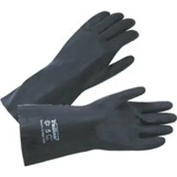 Rukavice gumové technické 300/0,65 č.8-8,5 černé