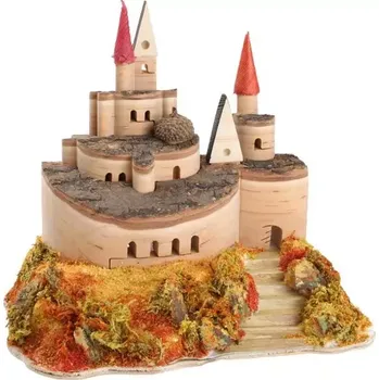 Dřevěná hračka small foot Zámek ze dřeva Dvorní zahrada