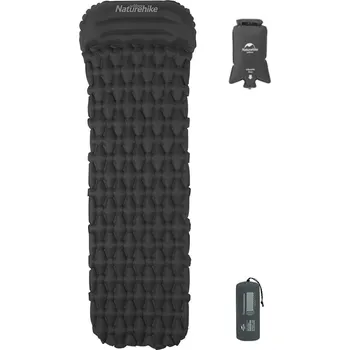 Karimatka spací podložka NATUREHIKE Devon-08 nafukovací karimatka FC-12 s vakem 530g - šedá