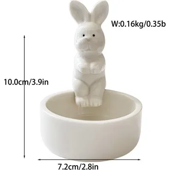 Svícen Roztomilý keramický zvířecí svícen na čajovou svíčku | svícen, dekorace - Typ 19