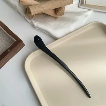 Retro dřevěná jehlice do vlasů pro ženy | dřevěná spona, vlasová ozdoba - 14