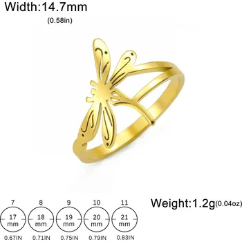 Prsten Cazador prsten vážka | Dámský šperk - Styl B-G , 10