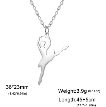 Náhrdelník Cazador náhrdelník s tanečnicí z oceli | šperky - Styl I-S