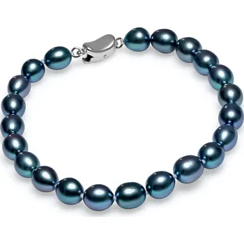 Náramek Lillian Vassago Stříbrný náramek zdobený perlami LLVY-SB003B