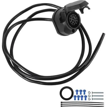 Péče o rty Yuanjoy 7kolíková zástrčka přívěsu, 12V adaptér pro auta, nákladní auta, vozidla, zemědělská