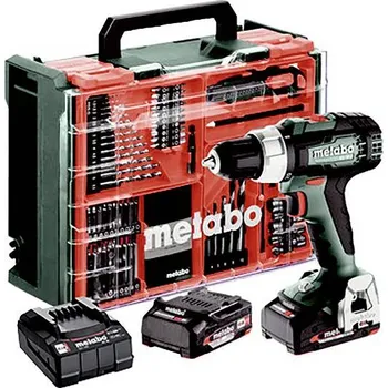 Metabo BS 18 L Set aku vrtací šroubovák, 18 V, 2 Ah Li-Ion bezkartáčové, vč. 2x aku, kufřík, vč. nabíječky, vč. příslušenství, 614051710