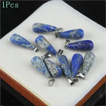 Přívěsek Krystal přívěsek 25x10mm | přívěsek, minerální kámen 1 ks - Přírodní lapis lazuli