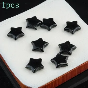 Sběratelství Přírodní krystal hvězda 20mm | ochranný amulet 1 ks - Přírodní obsidián