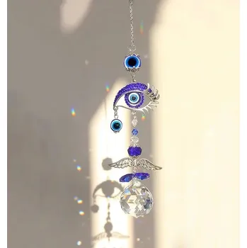 Zahradní dekorace Ďáblovo oko motýlí křišťál | ochranný amulet, zahradní dekorace - B 3274