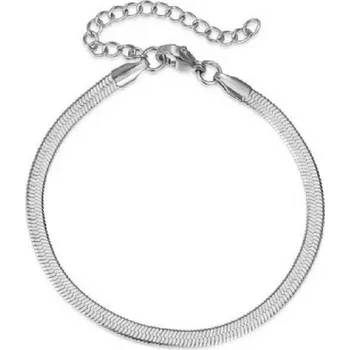 Náramek Elegantní hadí řetízek | dámský náramek - Barva oceli , 3MM , 19-22 cm