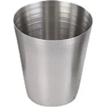 Sklenice Nerezové mini skleničky na whisky | cestovní pohárky, outdoor skleničky - 1 šálek , 30 ml