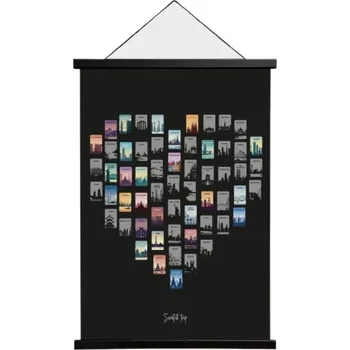 Magnetický plakát – 60 měst Světa - doprava zdarma od 1499 Kč