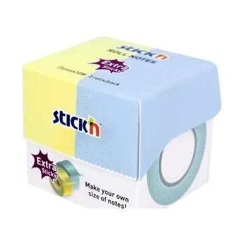 Set školních potřeb Notes samoprzylepny 2x25mmx10m żółty-nieb. pastel