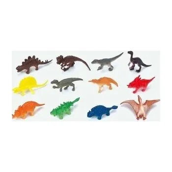 plyšák Zvířátka figurky dino 12 ks set 5 cm