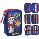 Školní trojdílné pouzdro Paw Patrol|Tlapková patrola: Psí záchranáři (13 x 20 x 7 cm)